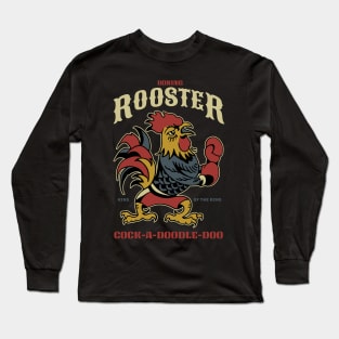 Vintage Rooster The Fighter Long Sleeve T-Shirt